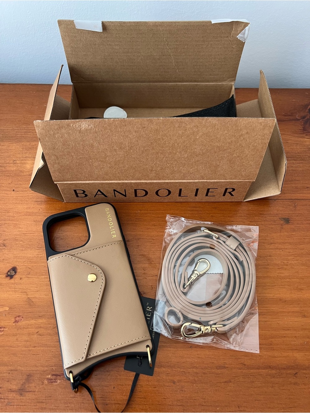 Bandolier Leather Crossbody Phone Case for IPhone 13 Pro New